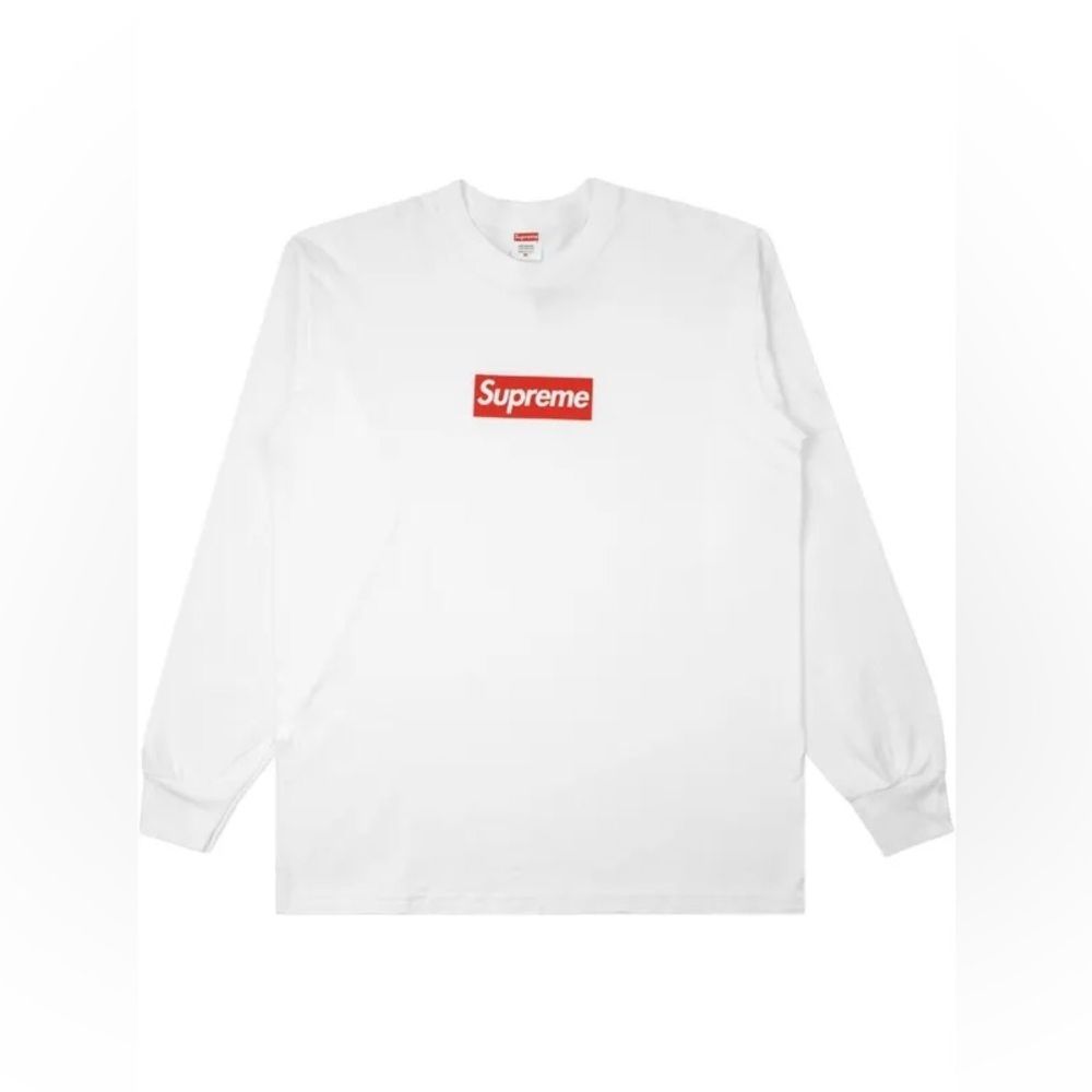 Supreme Box Logo Long-Sleeve T-Shirt White Xl Nwt In Packaging